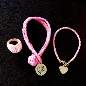 Pink Vera Bradley bracelet and more